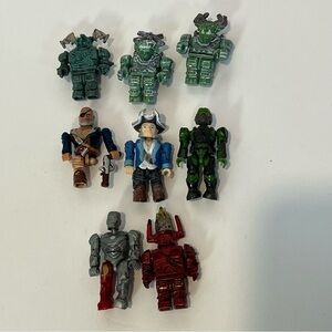 Megabloks Action Figures Pyrites Iron Man Mix Halo Mega Bloks Dragon Krystal Lot